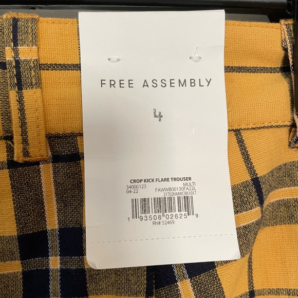 free assembly plaid pants - Picture 3 of 9